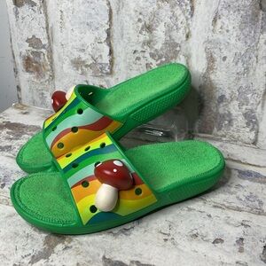 CROCS Terry Cloth Zen Garden Slides